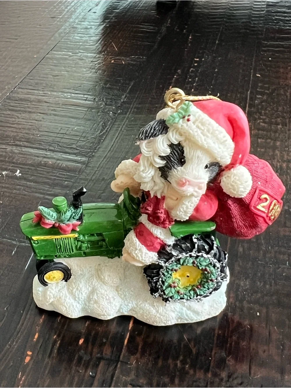 Vintage Enesco Mary's Moo Moos Christmas & Winter Figurine Lot of 5